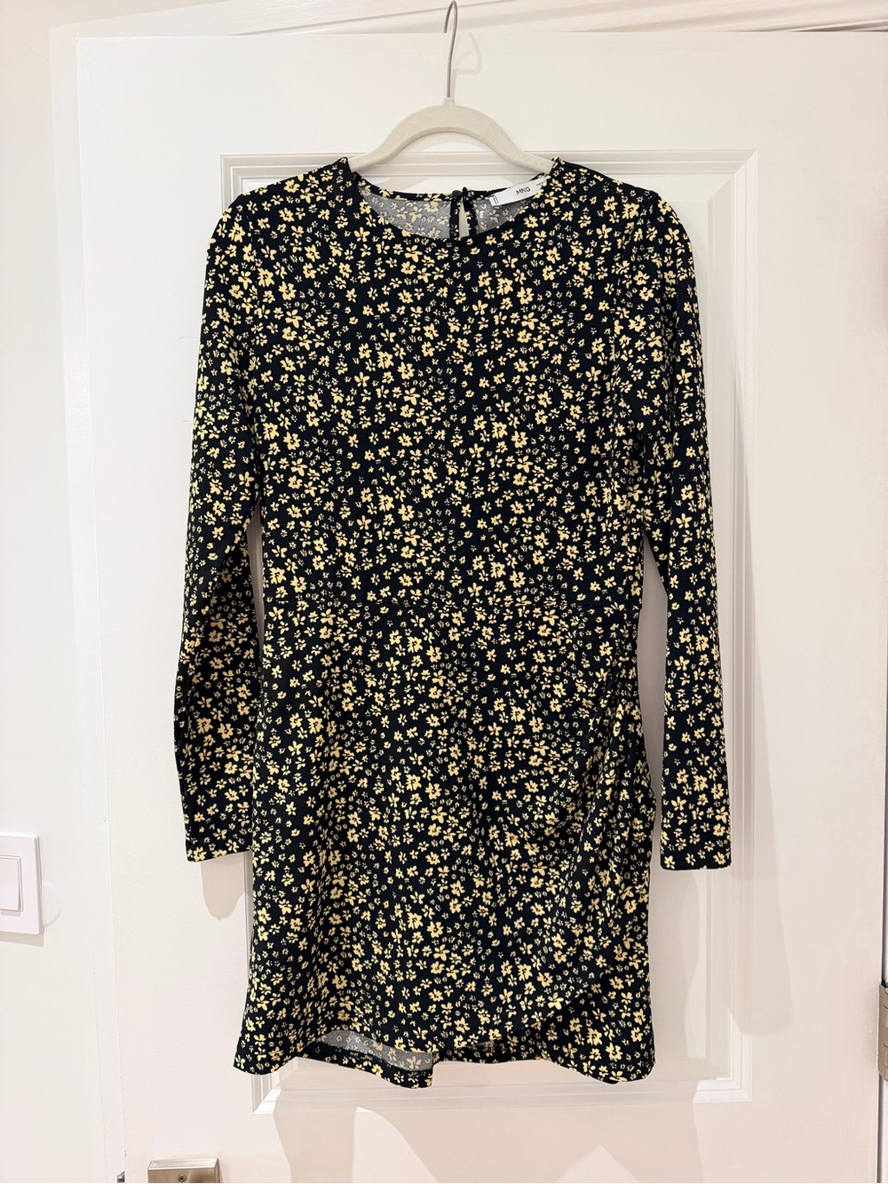 Mango Long Sleeve Mini Dress